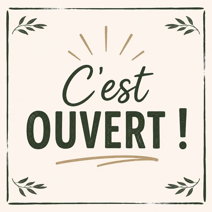 Voici nos nouveaux Horaires : Du mardi au dimanche : 9h-12h30 / 14h30-19h Fermeture le…